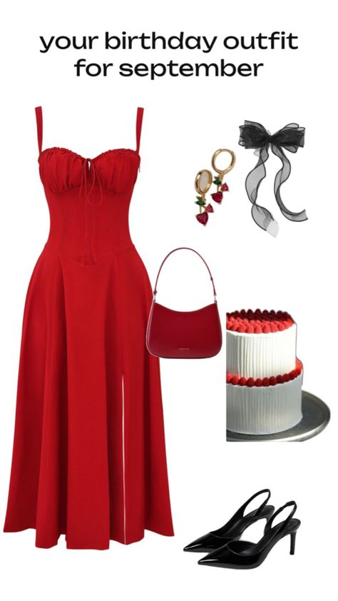 #birthdayoutfit #birthday #september Outfit For September, Formal Clothing, Birthday Outfit, Birthday, Beauty, Quick Saves, Clothes