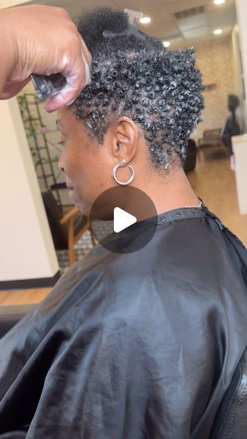 Short Hair Curl Specialist on Instagram: "Shape Up + Curl define is for the ladies who like to keep it short. My regular clients will usually want a cut every 6-8 weeks. 

 #memphishair #memphishairstylist #memphisnaturalhair #memphishairsalon #memphisnaturalhairstylist #haircolormemphis #naturalhairmemphis  #naturallyshesdope #howtonaturalhair #rocksnaturalhair #naturalhairmemphis #rockinitnatural #twa #mynaturalhairjoint #naturalhairindustry ##shortnaturalhairstyle #babeswithfades #thecutlife #dopehercuts #bigchop #taperedtwa #twastyles #naturalhairlovez #black_hair_code #curlyhairstyles #curlyhaircommunity #curlyhaircut" Defining Curls Natural Hair 4c Twa, Wax Curls On Short Hair Black, Finger Twists Natural Hair, Wave Nouveau Curls Short Hair, Grey Twa Black Women, Curl Defining Products Natural Hair 4c, Curling Mousse For Natural Hair, Twa Ponytail Hairstyles, How To Curl Super Short Hair