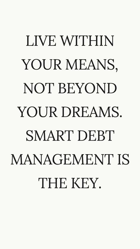 Let's prioritize financial wellness by embracing prudent spending habits and wise debt management. By living within our means, we can safeguard our future while still pursuing our dreams. Let's cultivate a mindset of fiscal responsibility and empowerment, where every financial decision brings us closer to our aspirations. Remember, true wealth isn't measured by possessions, but by the peace of mind that comes from smart financial choices. 💰💪 #FinancialWellness #DebtManagement #DreamsAndMeans" Balance Is The Key, Financially Responsible, Living Within Your Means, Financial Responsibility, Debt Management, Budget Saving, Spending Habits, Financial Wellness, Our Future