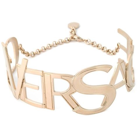 Versace Logo Choker ($1,094) ❤ liked on Polyvore featuring jewelry, necklaces, accessories, versace, choker, metallic, versace necklace, logo jewelry, choker necklace and choker jewelry Versace Choker, Necklace Versace, Versace Jewellery, Versace Necklace, Cl Fashion, Trendy Chokers, Colored Necklace, Logo Jewelry, Versace Jewelry