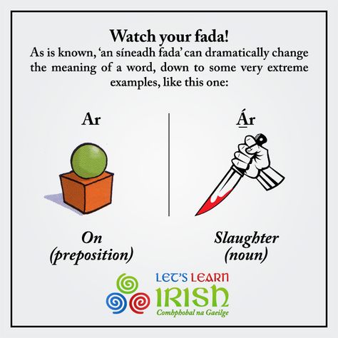 Irish Gaelic Language, Short And Long Vowels, Gaelic Words, Irish Words, Irish Accent, Irish Language, Irish Gaelic, School For Good And Evil, Long Vowels