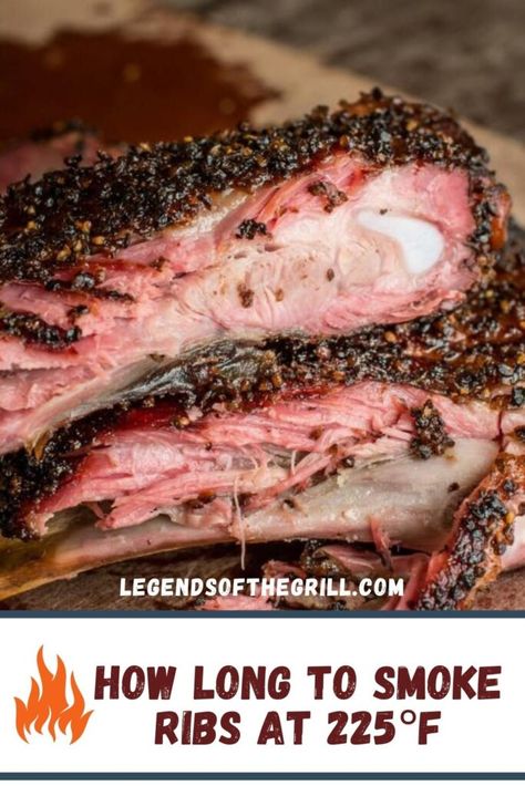 How Long to Smoke Ribs at 225°F - Legends of the Grill 321 Smoked Ribs, Boneless Ribs Recipe, Smoked Country Style Ribs, Smoked Pork Spare Ribs, Smoked Ribs Recipe, Cooking Pork Ribs, Smoked Beef Ribs, Pork Back Ribs, Beef Back Ribs