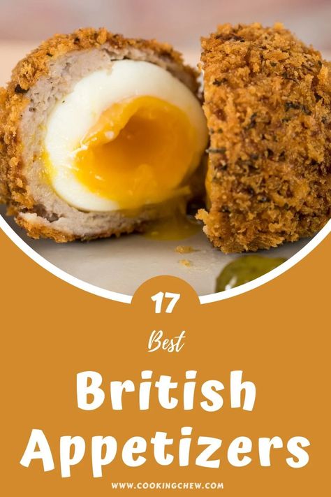 If you're looking for some beloved British appetizers to whet your appetite, you've come to the right place! British Appetizers, British Food Traditional, English Dishes, British Tea Party, British Party, British Cooking, British Dishes, Uk Recipes, Yummy Dishes