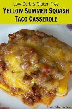 Hamburger Squash Casserole Recipes, Hamburger Squash Recipes, Hamburger Meat And Squash Recipes, Ground Beef Yellow Squash, Squash Hamburger Recipes, Yellow Squash And Hamburger Recipes, Squash And Hamburger Casserole, Yellow Squash And Ground Beef Recipes, Squash And Meat Recipes