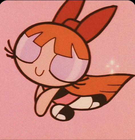 Cute Pfp Powerpuff, Pfp Ideas For Besties, Powerpuff Blossom Aesthetic, Blossom Icon Powerpuff, Blossom Powerpuff Pfp, Blossom Powerpuff Painting, Blossom Ppg Aesthetic, Blossom Aesthetic Powerpuff, Pink Characters Cartoon