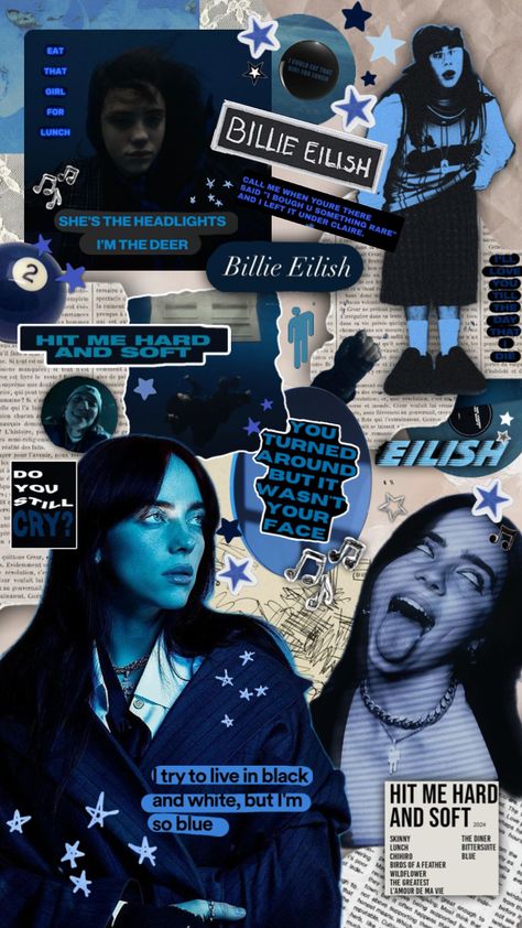 Books, Music, Billie Eilish Music, Billie Eilish, Blue