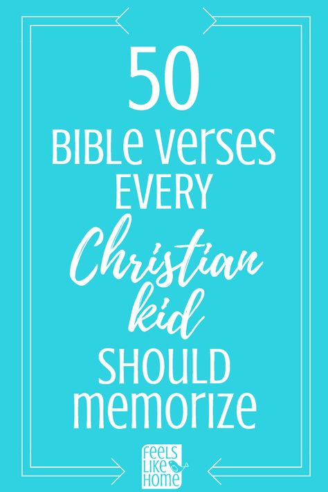 50 Simple & Easy Bible verses every Christian kid should know - These simple and easy verses for kids are encouraging and easy to memorize. The inspirational truths can help behavior and assist in parenting. They are short and easy for children to learn. Great for daily, weekly, or monthly scriptures, this list of verses is perfect for school or home. #parenting #allthingsparenting #raisingkids #christianity #Bible #encouragement #howtohomeschool #homeschooling #unschooling #homeschooltips Quotes Short Simple, Memory Verses For Kids, Scriptures For Kids, Family Bible Verses, Quotes Bible Verses, Verses For Kids, Bible Verse Memorization, Scripture Memorization, Bible Verses For Kids