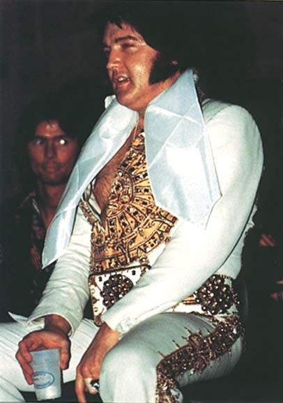 1977 Elvis out of shape but not "bloated" Elvis Presley 1977, Fat Elvis, Elvis Presley Concerts, Elvis Jumpsuits, King Elvis Presley, Elvis In Concert, Elvis Presley Images, Elvis Presley Pictures, Elvis And Priscilla