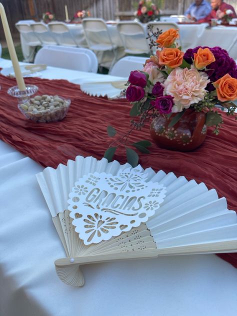 Vaquero Wedding Decorations, Barro Theme Party, Mexican Wedding Centerpieces, Mexican Wedding Ideas, Mexican Theme Party Decorations, Mexican Bridal Showers, 25th Birthday Parties, 6th Wedding Anniversary, Mexican Party Theme