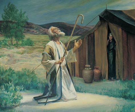 Abraham on the Plains of Mamre Abraham In The Bible, Genesis 48, Abrahamic Covenant, Father Abraham, Book Of Genesis, Bible Images, Pictures Of Jesus Christ, Daily Reading, Praying To God