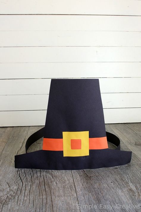 HOW TO MAKE PILGRIM HATS Pilgrim Hats For Kids, Diy Pilgrim Hat, Pilgrims Hats For Kids, Pilgrim Hat Craft, Thanksgiving Hats, Prek Thanksgiving, Pilgrim Outfit, Preparing Thanksgiving Dinner, Pilgrim Crafts