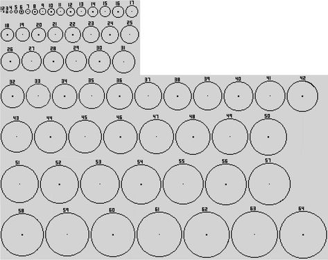 Minecraft Circle Chart, Minecraft Dome, Minecraft Circle, Circle Planner, Pixel Circle, Minecraft Circles, Minecraft Templates, Minecraft Building Guide, Mc Ideas