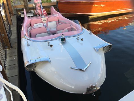 Disney boat collection?| Off-Topic Discussion forum | Pink Private Jet, Pink Yacht, Pink Boat, Wallpaper Luxury, Vintage Boats, Cool Boats, Boat House, Cars Vintage, Classic Boats