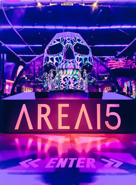 Area 15 Las Vegas - The Hottest New Attraction Las Vegas Area 15, Area 15 Las Vegas, Pink Las Vegas, Area 15, Area 51 Las Vegas, Las Vegas Aesthetic Outfit, Fremont Street Las Vegas, Las Vegas Bars, Vegas Bars