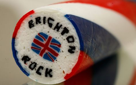 brighton rock Stick Of Rock, British Sweets, Brighton Rock, British Traditions, Brighton England, British Seaside, Brighton Uk, British Summer, Best Of British