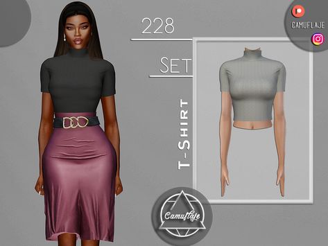 Barbie Swimsuit, Sims 4 Studio, Sims 4 Expansions, Fashion Design Collection, Marvelous Designer, Sims Four, Henley Top, Cute Sets, Spring Shirts