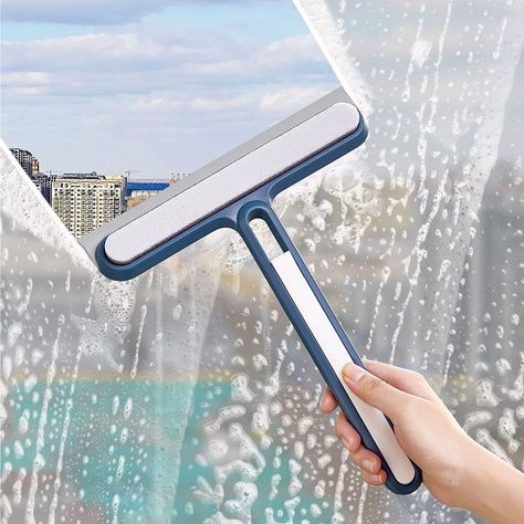 Shower Squeegee, Window Cleaning Tools, Window Squeegee, Glass Cleaning, Kitchen Cleaning Supplies, Bathroom Mirrors, Suspension Design, Sliding Windows, Car Windshield