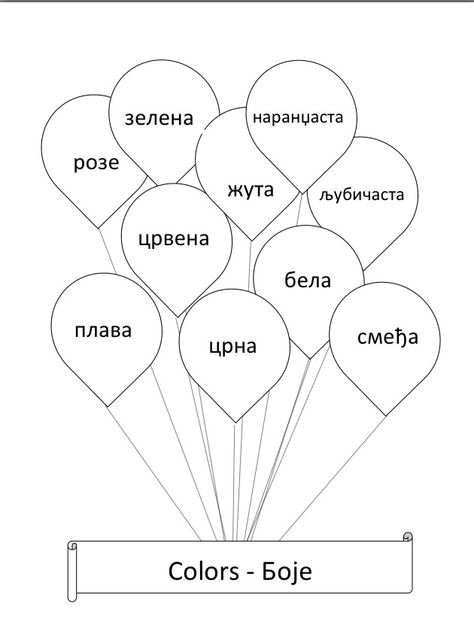 Cirilica Slova Srpska, Learn Serbian, Serbian Language, Activity Diagram, Coloring Worksheet, Learning Reading, Kids Worksheets Preschool, Mommy Time, Tree Coloring Page