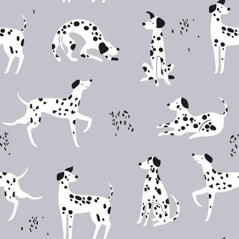 Dalmation Illustration, Dalmatian Illustration, Illustration Career, Dalmatian Pattern, Pet Pattern, Western Prints, Dog Girl, Dog Grooming Salons, Blue Chinoiserie