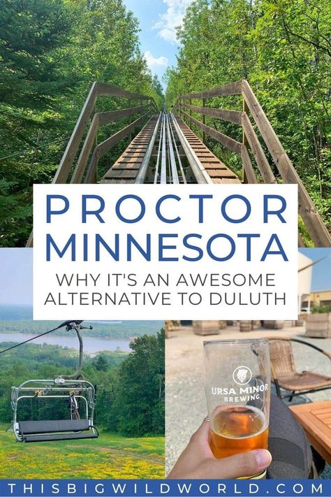 Here are 13 reasons why Proctor Minnesota is a great alternative to Duluth for a weekend getaway. Located just 10 minutes from Duluth, Proctor offers easy access to awesome hiking trails and other fun things to do! duluth minnesota things to do in | duluth mn | duluth hiking | duluth hidden gems | superior hiking trail minnesota | spirit mountain duluth | hiking in Minnesota | minnesota travel | minnesota road trips | midwest travel | weekend getaways in minnesota Mn State Parks, Superior Hiking Trail, Travel Minnesota, Minnesota Travel, Duluth Minnesota, Midwest Travel, 13 Reasons Why, Travel Bucket List Usa, Duluth Mn