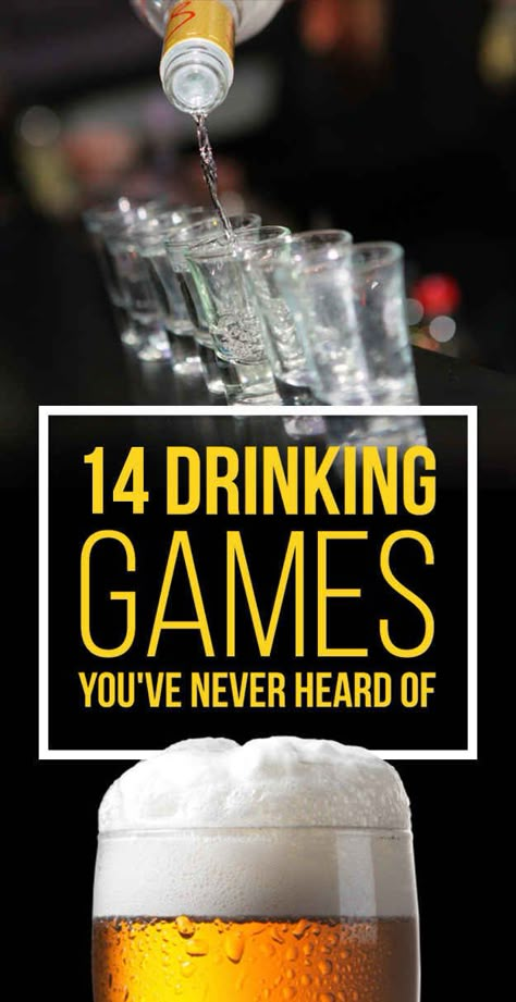 14 Insanely Fun Drinking Games You've Never Heard Of...people always ask me about drinking games and I never know any. This should help! Dorito Chip, Beer Olympics, Fun Drinking Games, Drink Bar, Rum Punch, Drink Drank Drunk, 5 O Clock Somewhere, Getting Drunk, Drinking Games