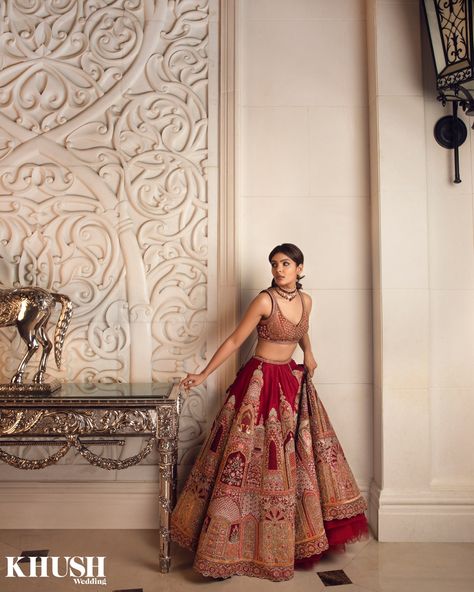 Frontier Raas, Pengantin India, Bridal Lehenga Designs, Latest Bridal Lehenga, Wedding Lehenga Designs, Indian Bride Outfits, Bridal Lehenga Collection, Designer Bridal Lehenga, Indian Bridal Lehenga