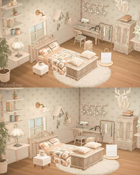 Animal Crossing Home Design Ideas, Kitchen Design Acnh, Animal Crossing Cottagecore Interior, Animal Crossing Cottage Core Bedroom, Acnh Kitchen Ideas Cottagecore, Acnh Bedroom Ideas Aesthetic, Acnh House Ideas Interior, Cottagecore Aesthetic Animal Crossing, Cottage Core Animal Crossing House