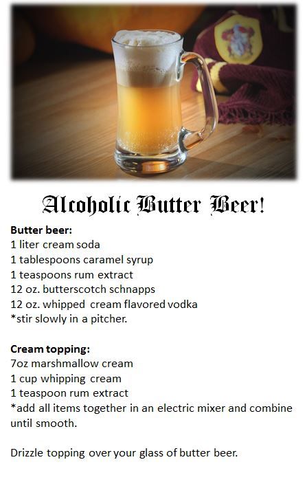 Butter Beer Alcoholic Recipe, Alcoholic Butter Beer Recipe, Harry Potter Butter Beer Recipe Alcohol, Alcoholic Butter Beer Recipe Harry Potter, Spiked Butterbeer Recipe, Butterbeer Alcoholic Recipe, Easy Butter Beer Recipe, Butter Beer Cocktail, Butter Beer Recipe Alcoholic