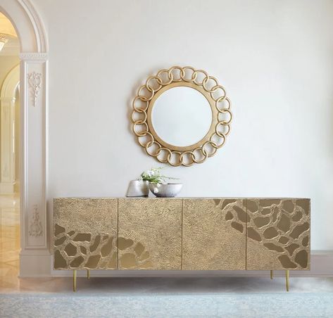 Sideboard Gold, Style Sideboard, Decorative Furniture, Large Sideboard, Side Board, Sideboard Console, Cabinet Styles, Sideboard Cabinet, Bespoke Furniture