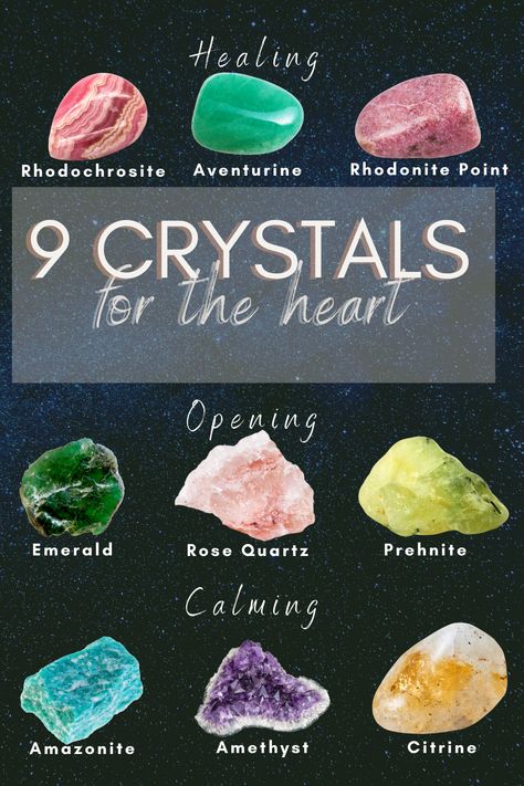 With Valentine’s Day coming up, these crystals are perfect for calming, opening and healing your heart. Crystals For Heart Health, Heart Healing Crystals, Crystals For Heart Problems, Heart Healing, Lip Care Routine, Deeper Meaning, Witchcraft For Beginners, Single People, Crystal Box