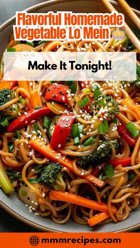 This Homemade Vegetable Lo Mein is packed with fresh veggies and bursting with flavor! Perfect for a quick and easy dinner that’s both healthy and satisfying. You’ll love how simple it is to make and how delicious it tastes. Save this pin and add it to your weeknight meal rotation! Veggie Lo Mein, Lo Mein Recipe, Vegetable Lo Mein, Meal Rotation, Lo Mein Recipes, Honey And Soy Sauce, Cozy Dinner, Lo Mein, Easy Veggie