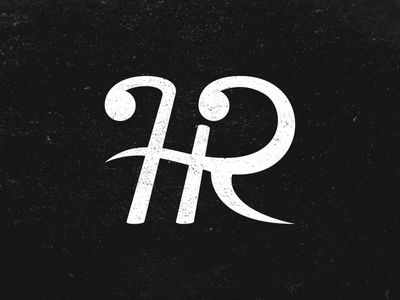 HR Monogram Logo Rh Tattoo Letter, Rh Monogram, Hr Monogram, Kushwaha Ji, Bohemian Logo Design, Letter R Tattoo, Hr Logo, Ranch Brands, Ingrain Wallpaper