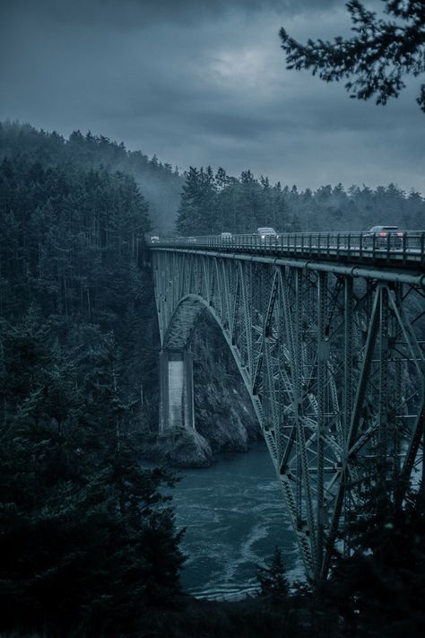 gray metal bridge across river Develop Pictures, Pass Photo, Deception Pass, Construction Images, Whidbey Island, Nordic Countries, Travel Images, Photography Skills, Pictures Images