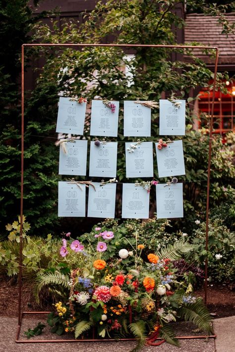 Paper Seating Chart, Wes Anderson Wedding Inspiration, Wes Anderson Wedding, Summer Wedding Outdoor, Camp Wedding, Wildflower Wedding, Wes Anderson, Wedding Mood Board, Seating Chart Wedding