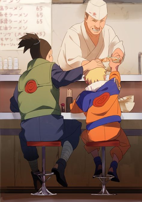 Iruka Naruto, Naruto Mignon, Naruto Meme, Photo Naruto, Eating Ramen, Naruto Minato, Manga Naruto, Naruto Drawings, Naruto Fan Art