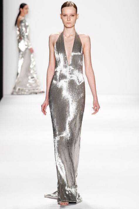 Kaufmanfranco Fall 2014 Ready-to-Wear Fashion Show Best Gowns, Fall 2014 Fashion, Metal Fashion, Zuhair Murad, 2014 Fashion, Silver Dress, Gorgeous Gowns, 2015 Fashion, Fall 2014