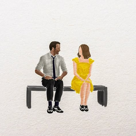 La La Land (2016) La La Land Art, City Animation, Here's To The Fools Who Dream, City Of Stars, Lala Land, Instagram Illustration, Whatsapp Wallpaper, Movie Posters Minimalist, People Illustration