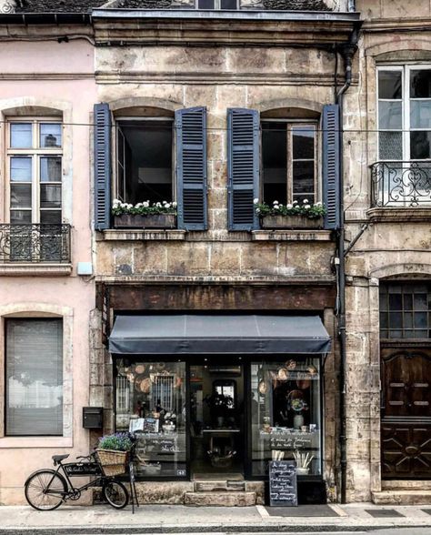 How to Shoot a Shopfront - The Shopkeepers Beaune France, Europe Street, Shop Facade, Paris Store, Building Front, Colour Painting, Paris Cafe, Shop Fronts, Shop Front Design