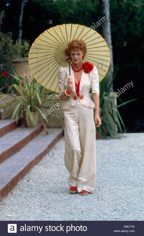 Evil under the Sun (1982) Maggie Smith, Date: 1964 Stock Photo Evil Under The Sun, Agatha Christie's Poirot, 1940s Outfits, Young Frankenstein, Maggie Smith, Joan Collins, Vintage Soul, Retro Mode, Movie Fashion