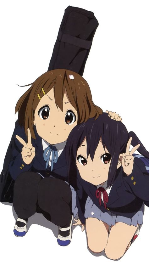 Azusa Yui, K On Pfp, Azusa K On, K-on Icons, Azusa Nakano, Yui Hirasawa, Gato Anime, Moe Anime, Kyoto Animation