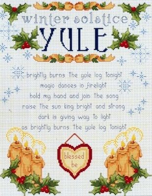 Yule Cross Stitch, Yule Traditions, Pagan Cross Stitch, Yule Celebration, The Sun King, Pagan Yule, The Wheel Of The Year, Happy Winter Solstice, Sun King