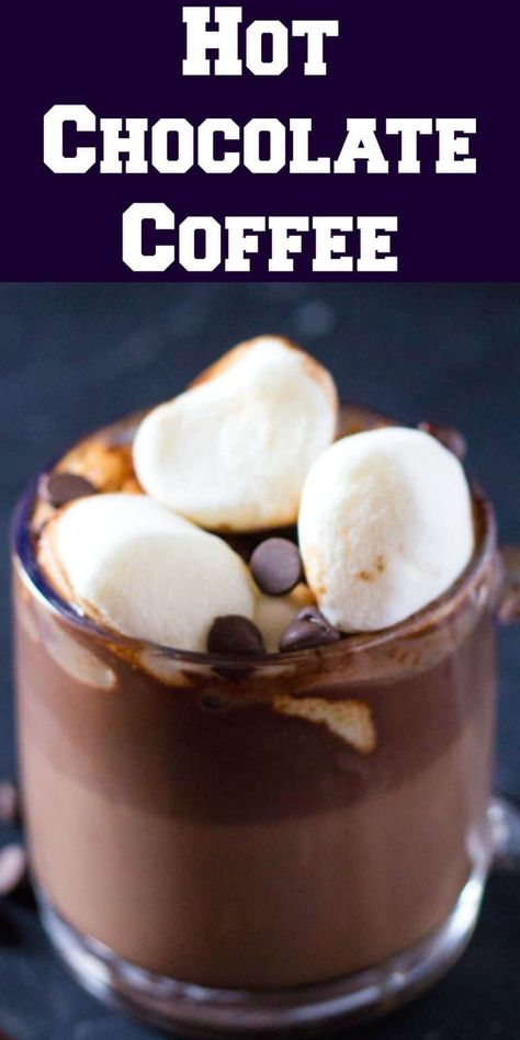 hot chocolate coffee Chocolate Coffee Recipes, Chocolate Coffee Drinks, Oatmeal Granola Bars, Chocolate Recipes Homemade, Homemade Food Gifts, Hot Chocolate Coffee, Hot Chocolate Drinks, Cocoa Recipes, Cherry Desserts