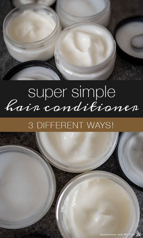 How To Make Conditioner, Conditioner Bar Recipe, Hair Conditioner Recipe, Homemade Hair Conditioner, Diy Hair Conditioner, Diy Shampoo Recipe, Homemade Conditioner, Diy Conditioner, Baking Soda For Hair