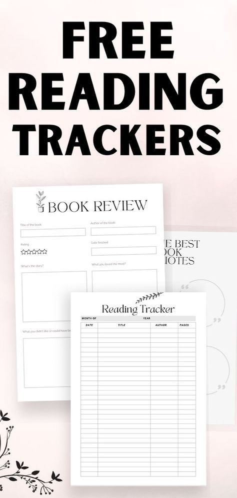 Book Journal Reading Free Printable, Reading Tracker Template Goodnotes, Free Book Tracker Bookmark, Books Read Tracker Printable, Notes Pages Printable Free, Reading Log Journal Ideas, Free Goodnotes Reading Journal, Good Notes Book Review Template, Books To Read Template Free Printable