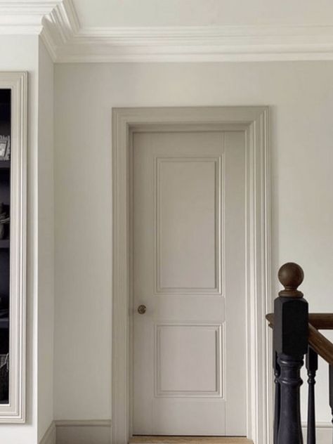 blackband-design-top-10-paint-colors-v (69) Colored Doors Interior, Wall Colour Design, Interior Door Paint Colors, Interior Door Color, Hallway Paint Colors, Interior Door Colors, Hallway Paint, Fine Paints Of Europe, Trim Paint Color