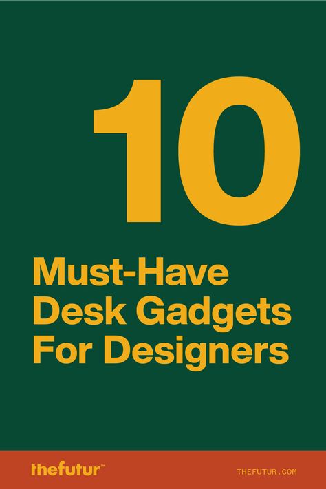 Every designer’s desk setup is personal. Many take great pride in how their creative space looks and feels. Whether you’re on a budget or you’re ready to spend a little more, we’ve curated a list of 10 must-have gadgets for every designer. This guide can be used to grab something for yourself or buy a gift for the graphic designer in your life. Find unique storage options, headphones, desk accessories, and more in our latest article. Graphic Design Desk Setup, Graphic Design Desk, Graphic Designer Desk, Desk Gadgets, Creative Office Design, Creative Office Space, Desk Essentials, Creative Office, Must Have Gadgets