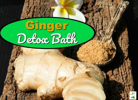 Ginger Bath Detox. Ideal Warm Weather Cleansing Soak Betty Johnson, Dry Skin Brushing, Ginger Detox, Ginger Bath, Dry Brushing Skin, Bath Detox, Ginger Water, Ginger Benefits, Steam Bath