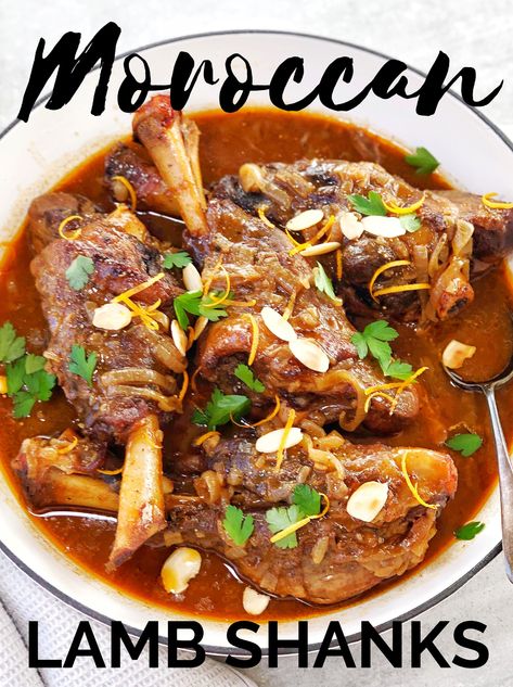 Instant Pot Lamb Shanks, Goat Shank Recipe, Lamb Shanks Oven, Moroccan Lamb Shanks, Lamb Shanks Slow Cooker, Lamb Vindaloo, Lamb Pie, Cook Lamb, Slow Cooked Lamb Shanks