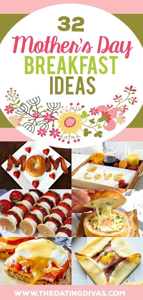 32 Mother's Day Breakfast Ideas Mothers Day Meals, Mother's Day Ideas, Mom Breakfast, Mothers Day Desserts, Mothers Day Breakfast, Birthday Breakfast, The Dating Divas, Dating Divas, Mothers Day Brunch