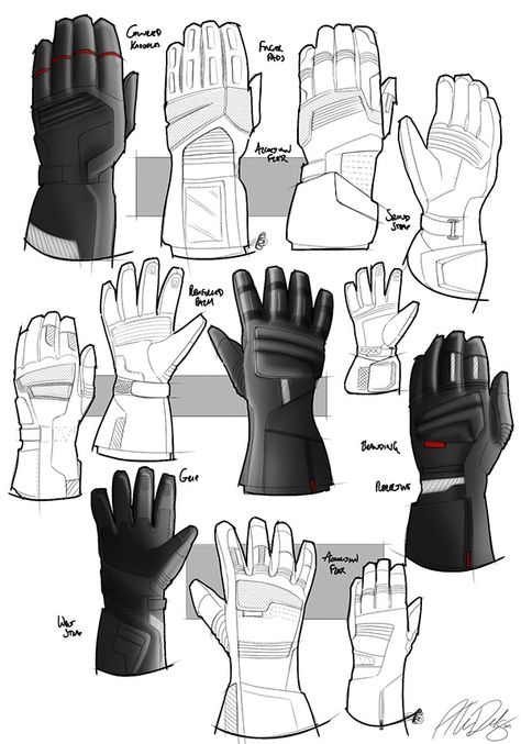 Sketchbook on Behance Gloves Drawing, Protection Gear, Human Figure Drawing, Flat Sketches, Gloves Design, Industrial Design Sketch, High Tech Gadgets, Sports Gloves, Second Chances